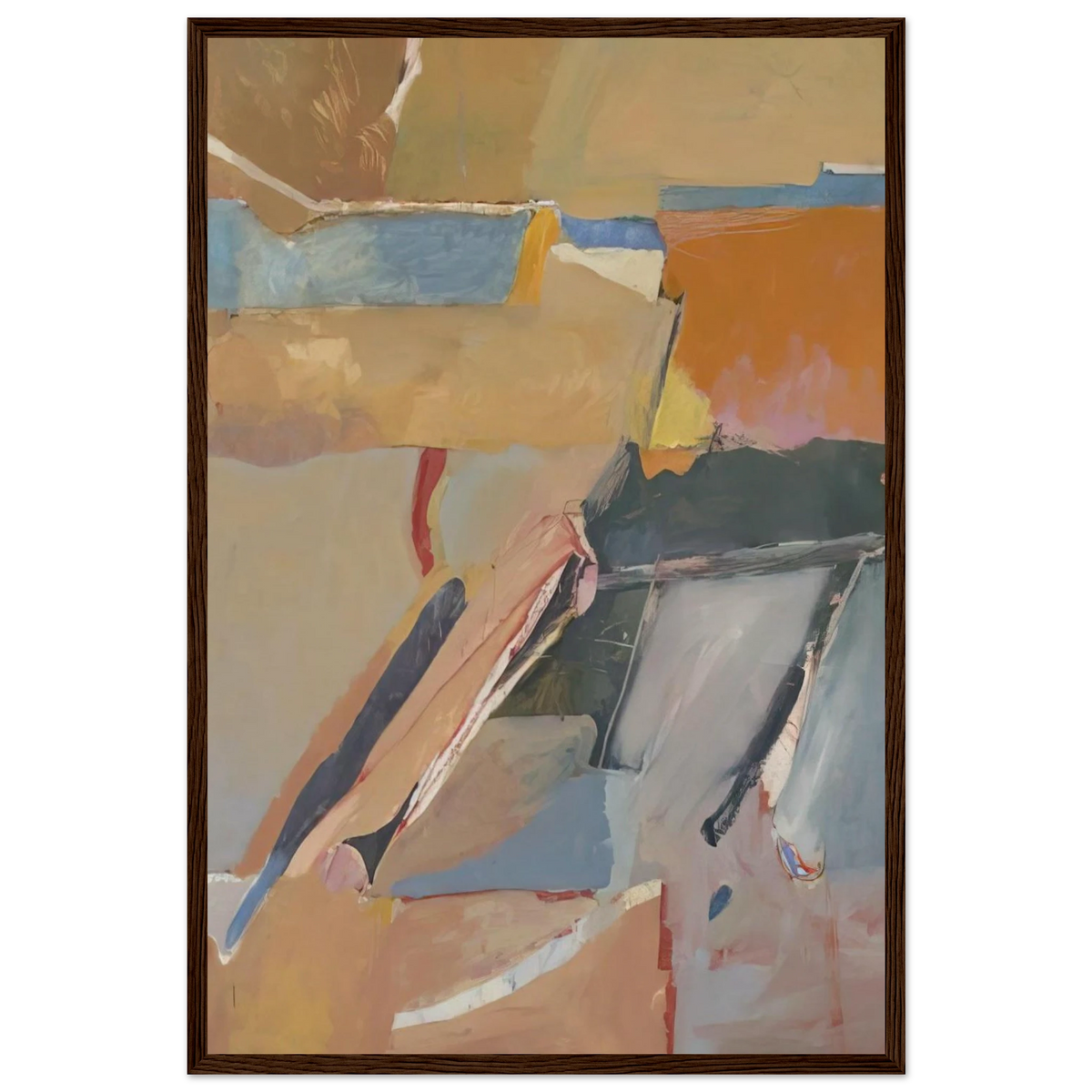 Berkeley #8 Framed Poster | Richard Diebenkorn Framed Prints Wall Art | Richard Diebenkorn Shop