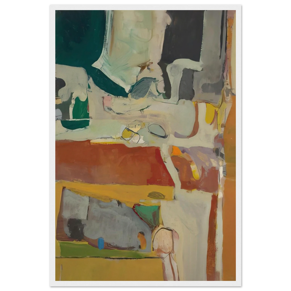 Urbana #4 Framed Poster | Richard Diebenkorn Framed Prints Wall Art | Richard Diebenkorn Shop