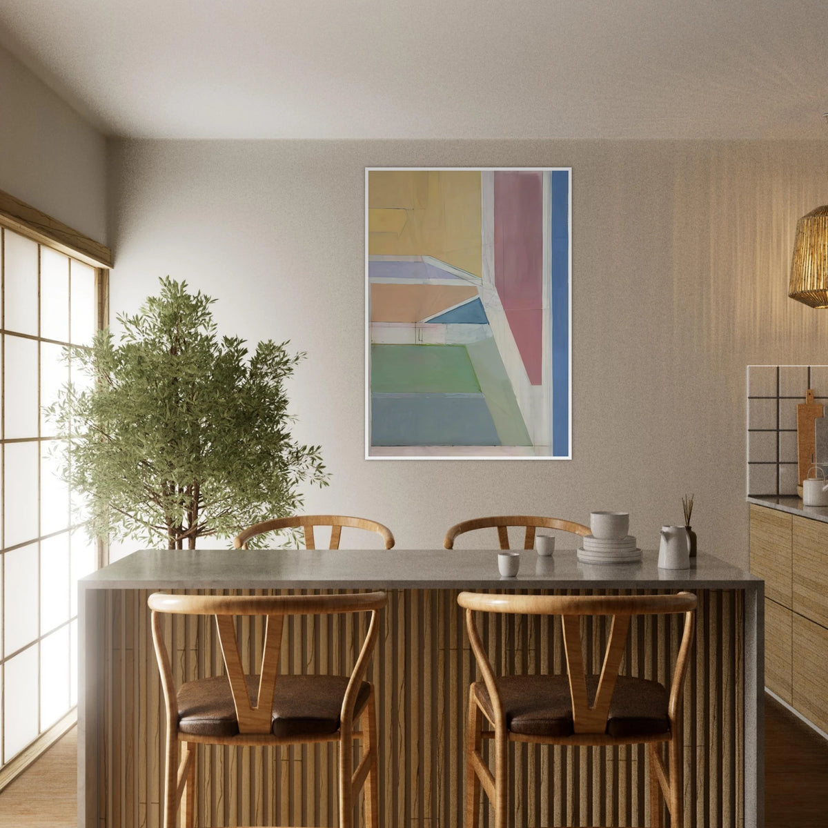 Ocean Park #27 Framed Poster | Richard Diebenkorn Framed Prints Wall Art | Richard Diebenkorn Shop