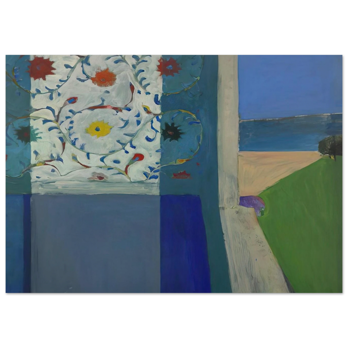 Recollections of a Visit to Leningrad Poster | Richard Diebenkorn Poster | Richard Diebenkorn Shop