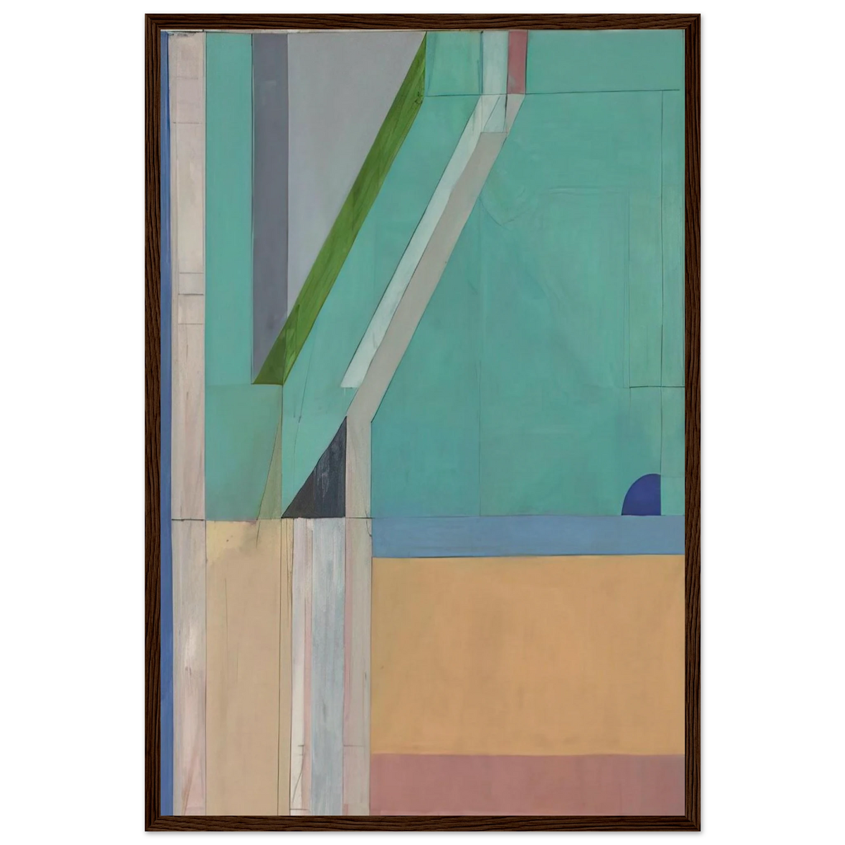 Ocean Park #40 Framed Poster | Richard Diebenkorn Framed Prints Wall Art | Richard Diebenkorn Shop