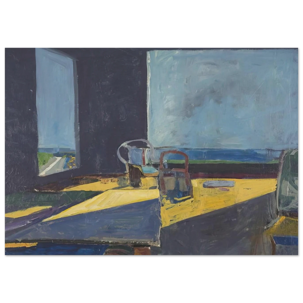 Interior with View of the Ocean Poster | Richard Diebenkorn Poster | Richard Diebenkorn Shop