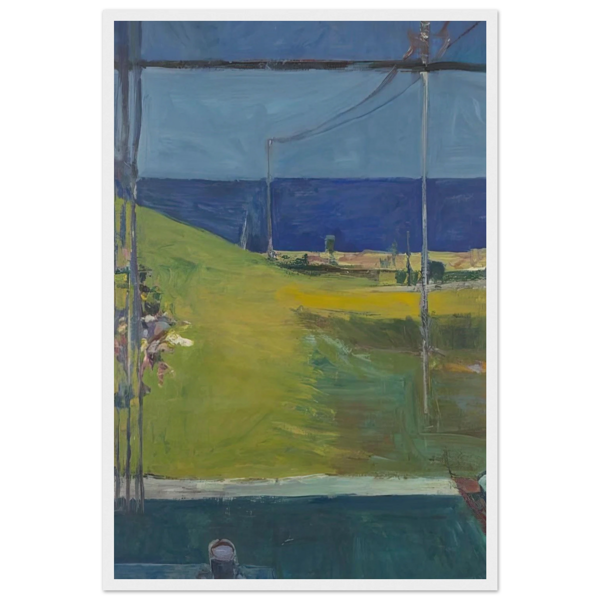 Ocean from a Window Framed Poster | Richard Diebenkorn Framed Prints Wall Art | Richard Diebenkorn Shop