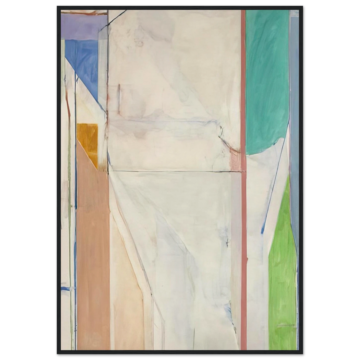 Ocean Park #43 Framed Poster | Richard Diebenkorn Framed Prints Wall Art | Richard Diebenkorn Shop