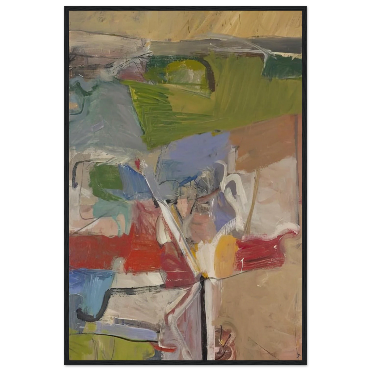 Berkeley #23 Framed Poster | Richard Diebenkorn Framed Prints Wall Art | Richard Diebenkorn Shop
