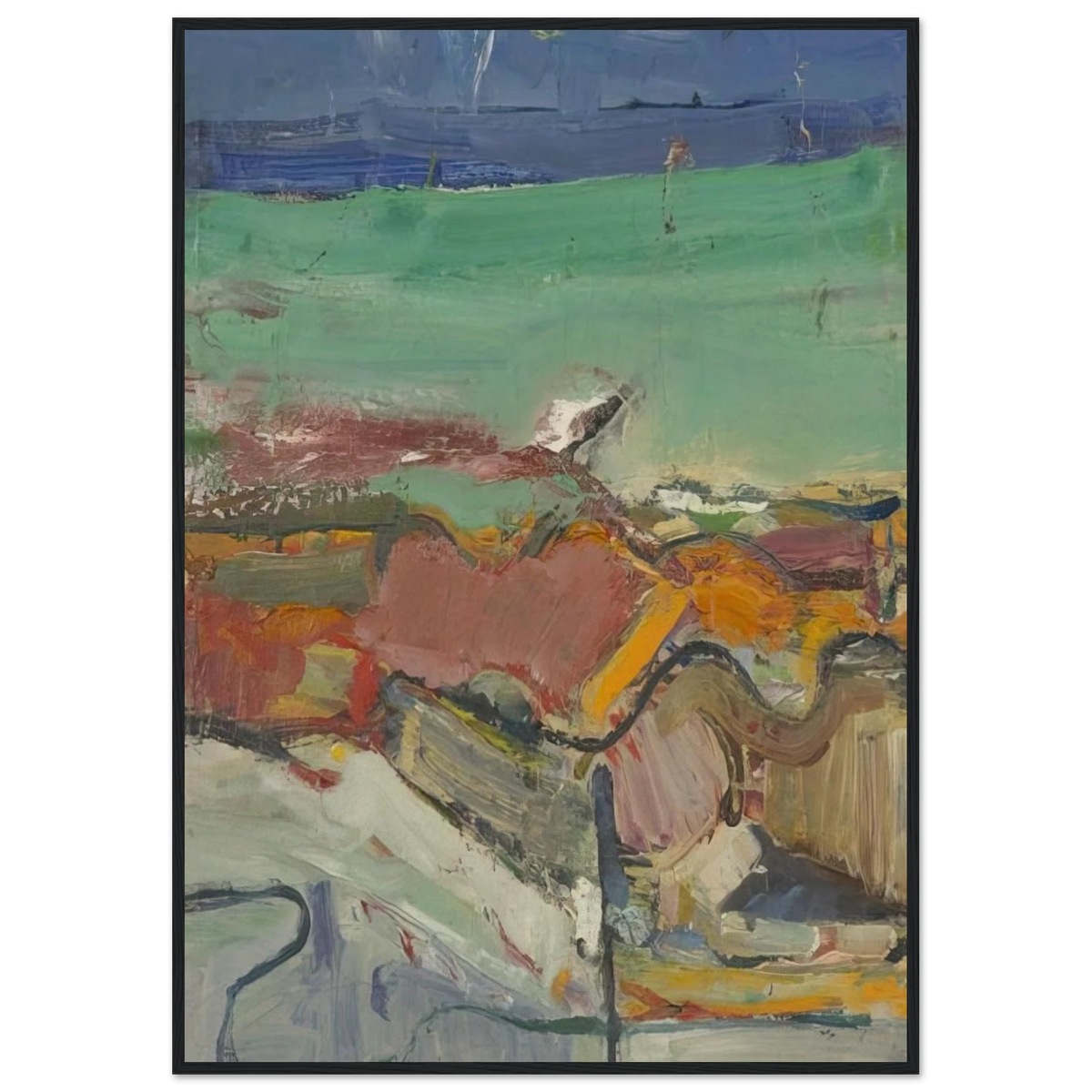 Berkeley Framed Poster | Richard Diebenkorn Framed Prints Wall Art | Richard Diebenkorn Shop