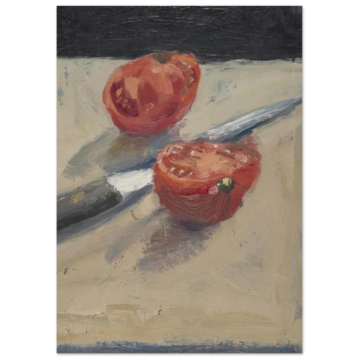 Knife  Tomato I Poster | Richard Diebenkorn Poster | Richard Diebenkorn Shop