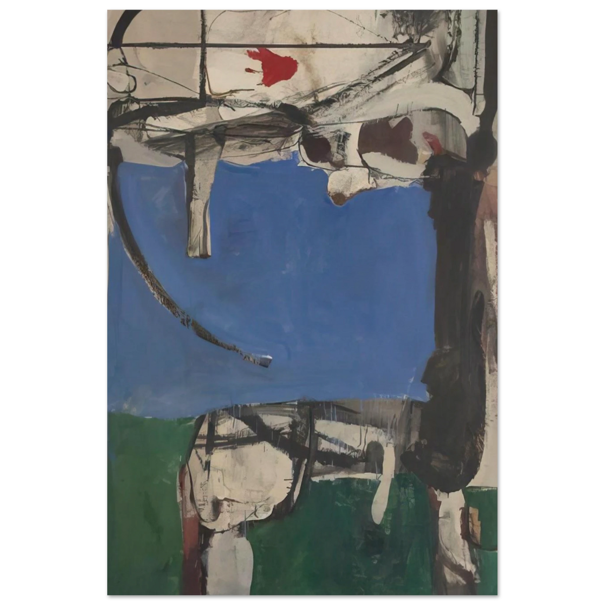 Urbana #2 The Archer Poster | Richard Diebenkorn Poster | Richard Diebenkorn Shop