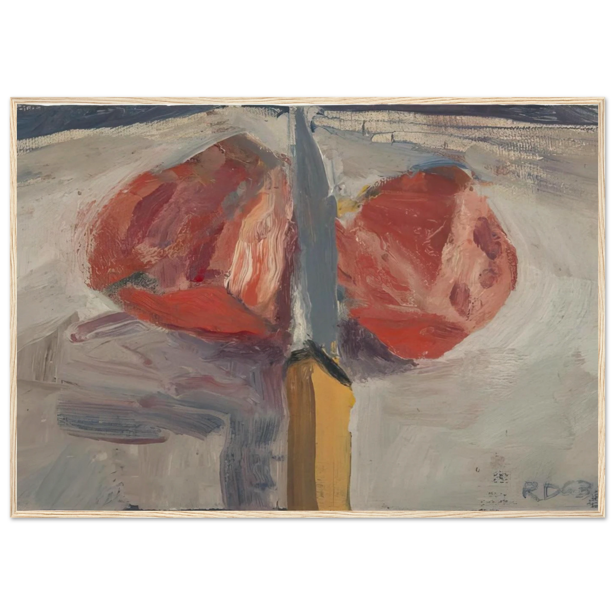 Tomato and Knife Framed Poster | Richard Diebenkorn Framed Prints Wall Art | Richard Diebenkorn Shop