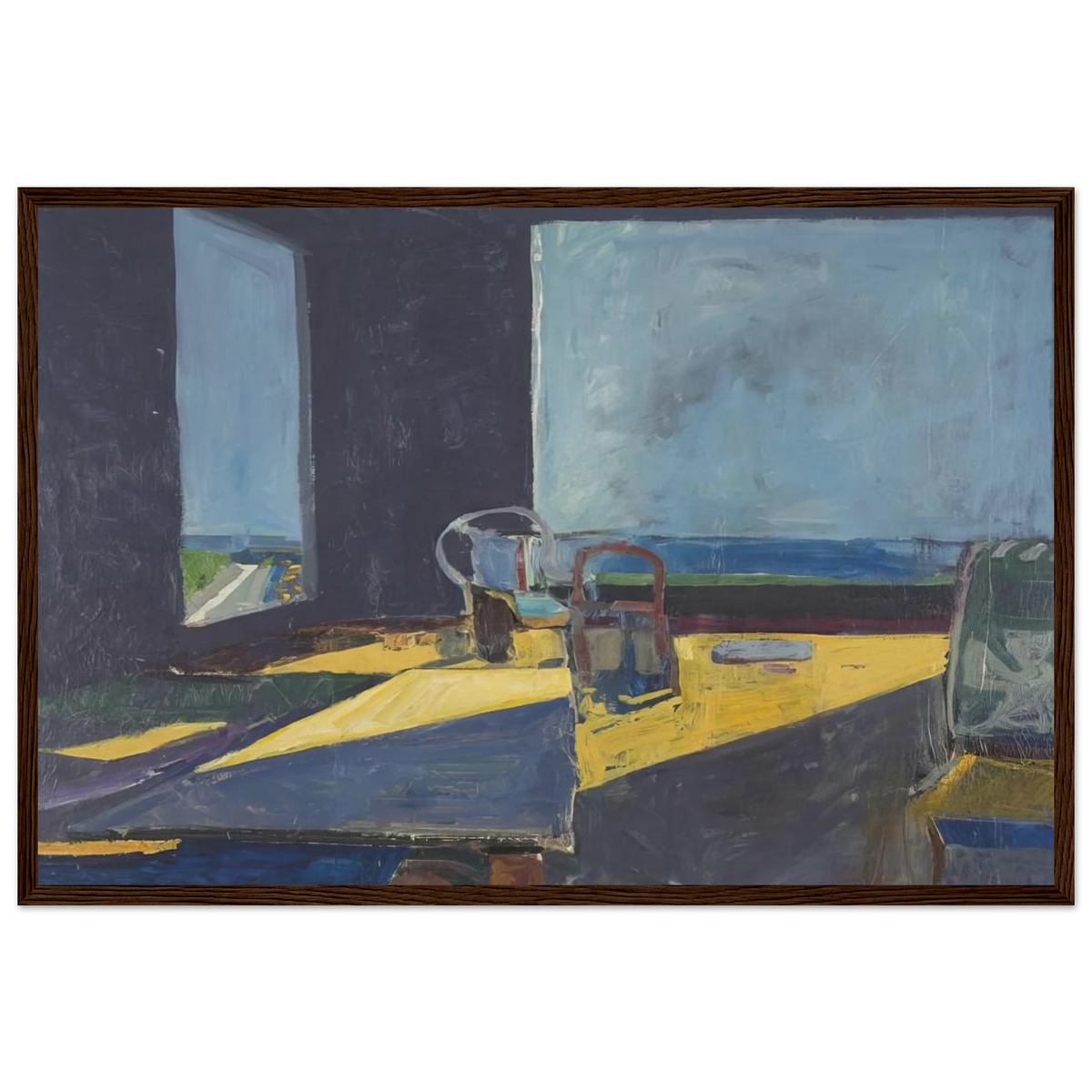 Interior with View of the Ocean Framed Poster | Richard Diebenkorn Framed Prints Wall Art | Richard Diebenkorn Shop