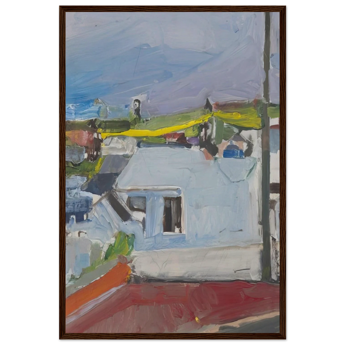 Chabot Valley Framed Poster | Richard Diebenkorn Framed Prints Wall Art | Richard Diebenkorn Shop
