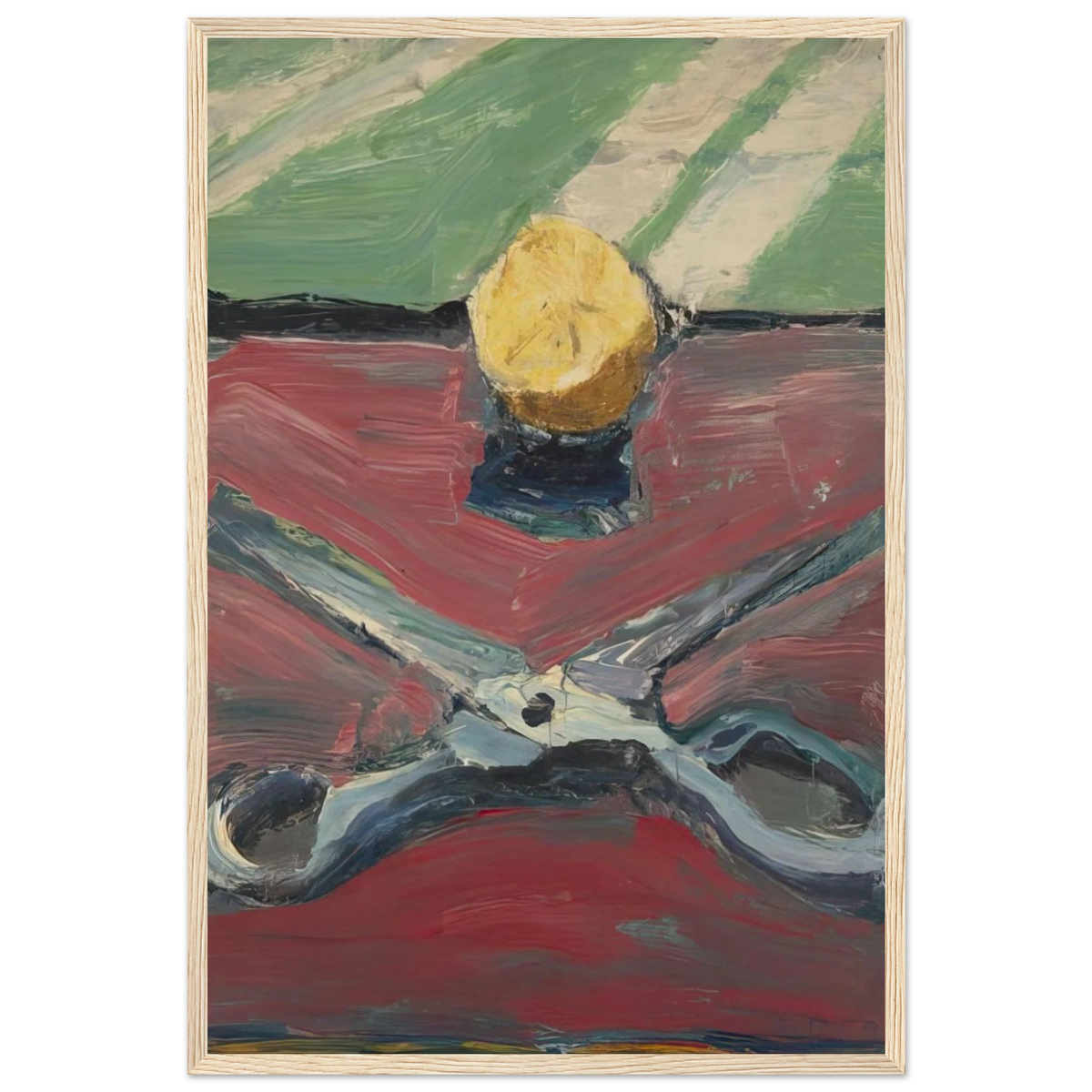 Scissors and Lemon, II Framed Poster | Richard Diebenkorn Framed Prints Wall Art | Richard Diebenkorn Shop