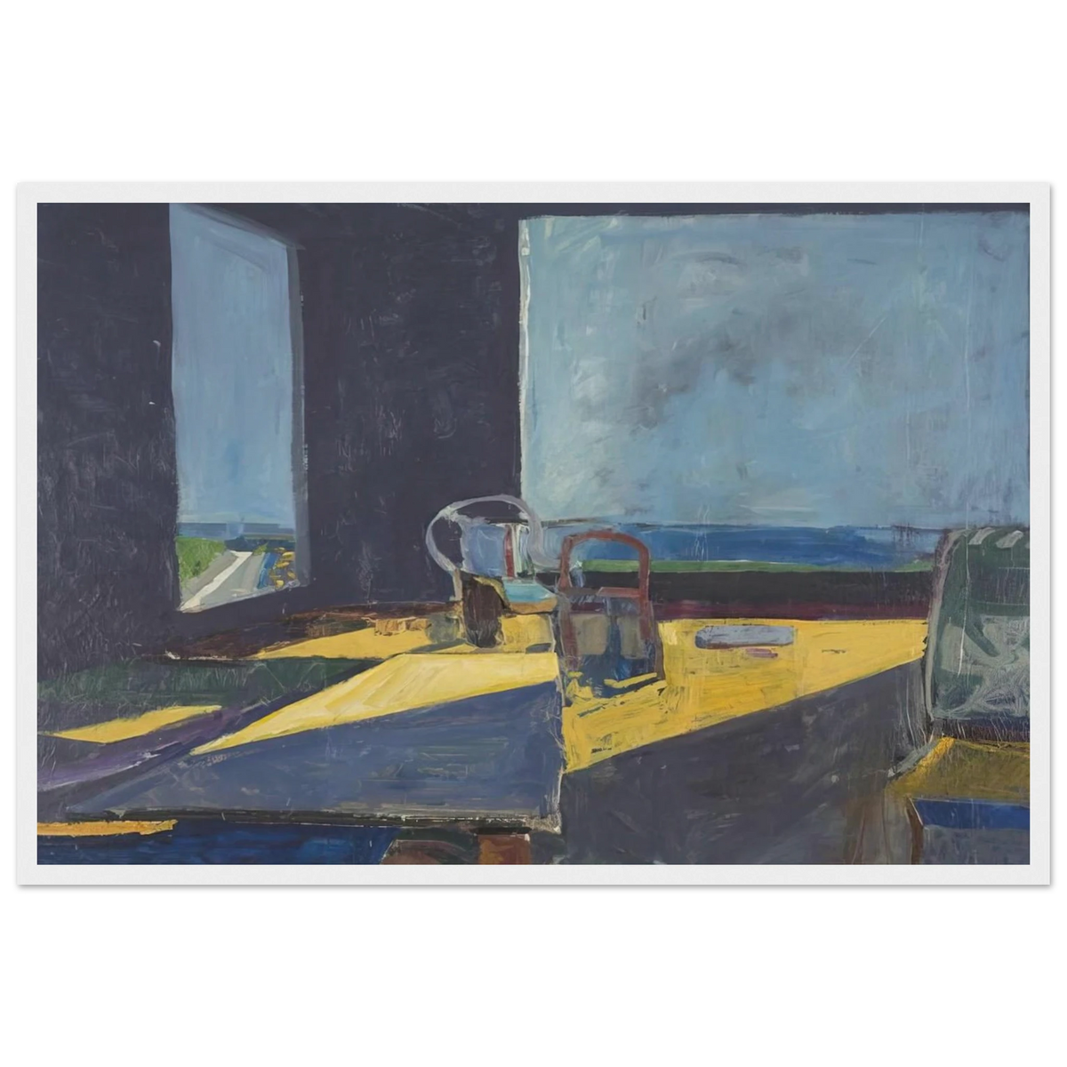 Interior with View of the Ocean Framed Poster | Richard Diebenkorn Framed Prints Wall Art | Richard Diebenkorn Shop
