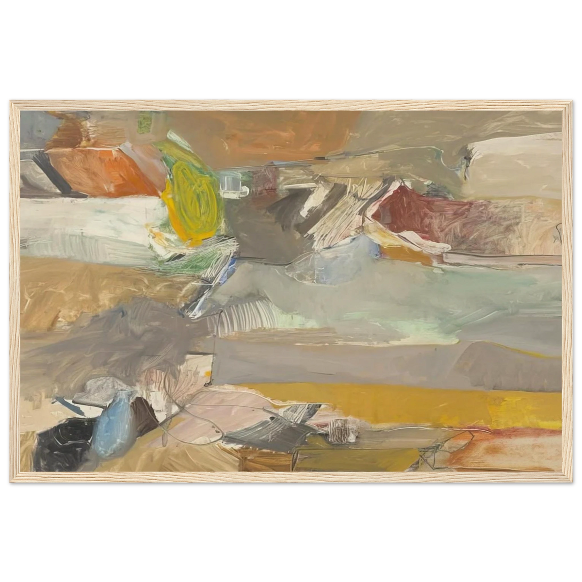 Berkeley #46 Framed Poster | Richard Diebenkorn Framed Prints Wall Art | Richard Diebenkorn Shop