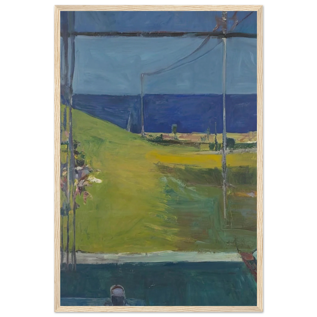 Ocean from a Window Framed Poster | Richard Diebenkorn Framed Prints Wall Art | Richard Diebenkorn Shop