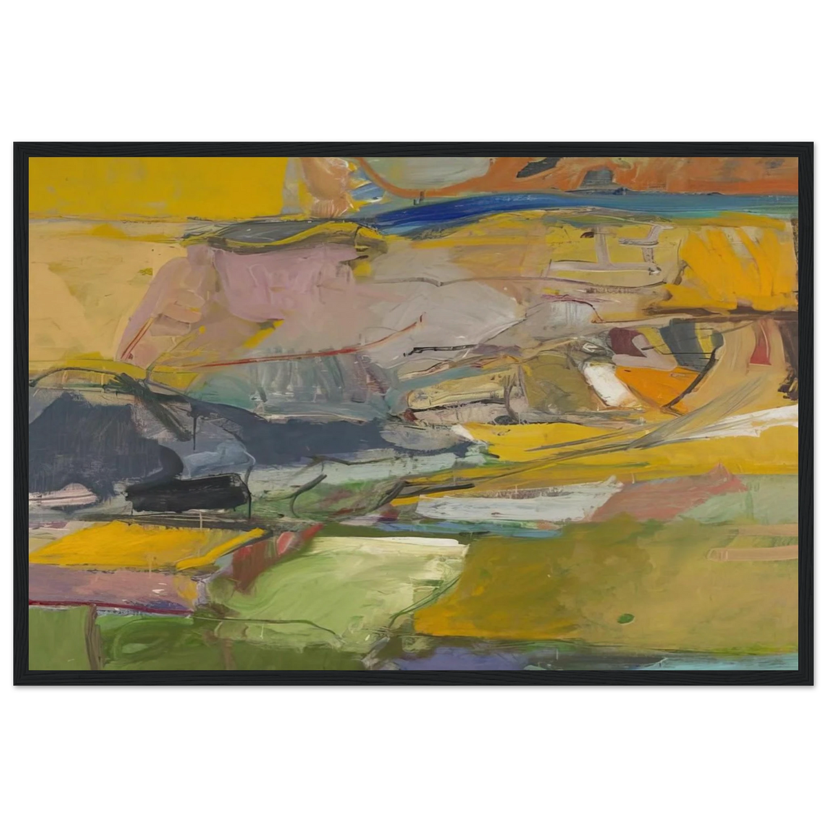 Berkeley #57 Framed Poster | Richard Diebenkorn Framed Prints Wall Art | Richard Diebenkorn Shop