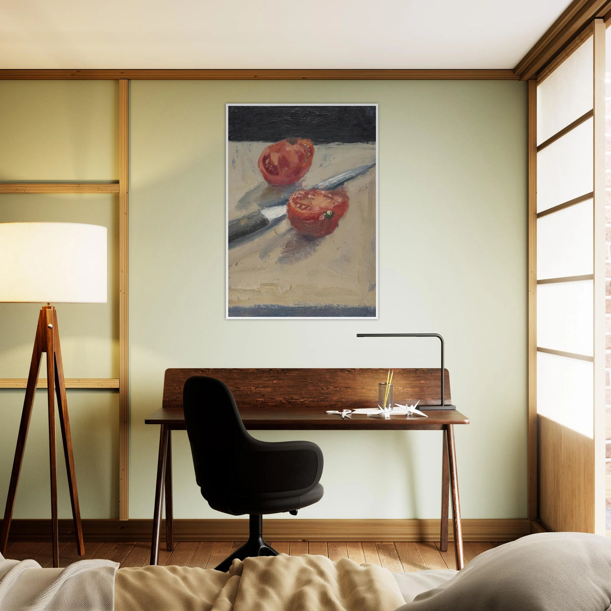 Knife  Tomato I Framed Poster | Richard Diebenkorn Framed Prints Wall Art | Richard Diebenkorn Shop