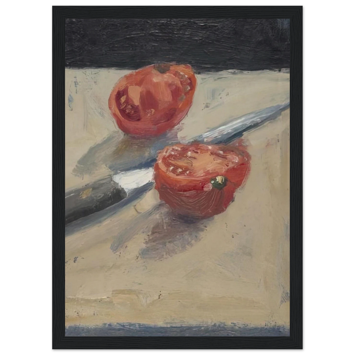 Knife  Tomato I Framed Poster | Richard Diebenkorn Framed Prints Wall Art | Richard Diebenkorn Shop