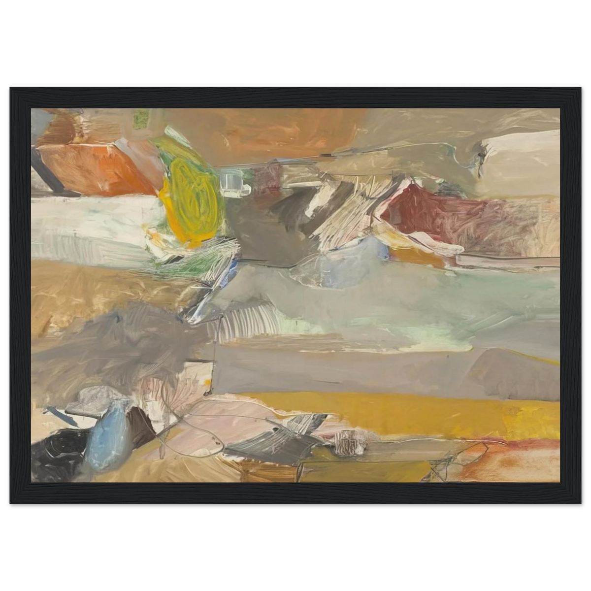 Berkeley #46 Framed Poster | Richard Diebenkorn Framed Prints Wall Art | Richard Diebenkorn Shop
