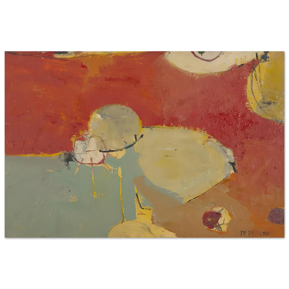 Untitled #2 Sausalito Poster | Richard Diebenkorn Poster | Richard Diebenkorn Shop