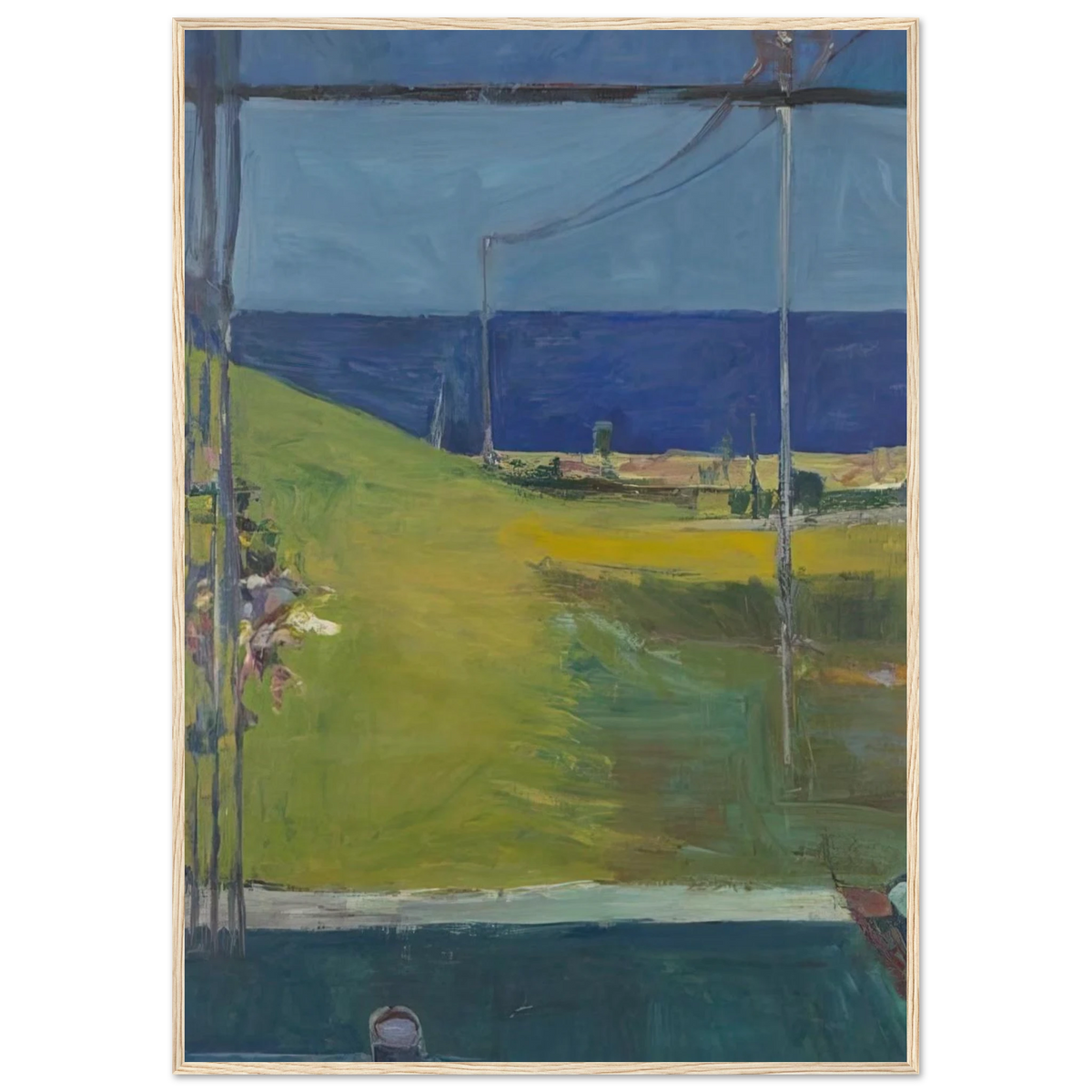 Ocean from a Window Framed Poster | Richard Diebenkorn Framed Prints Wall Art | Richard Diebenkorn Shop