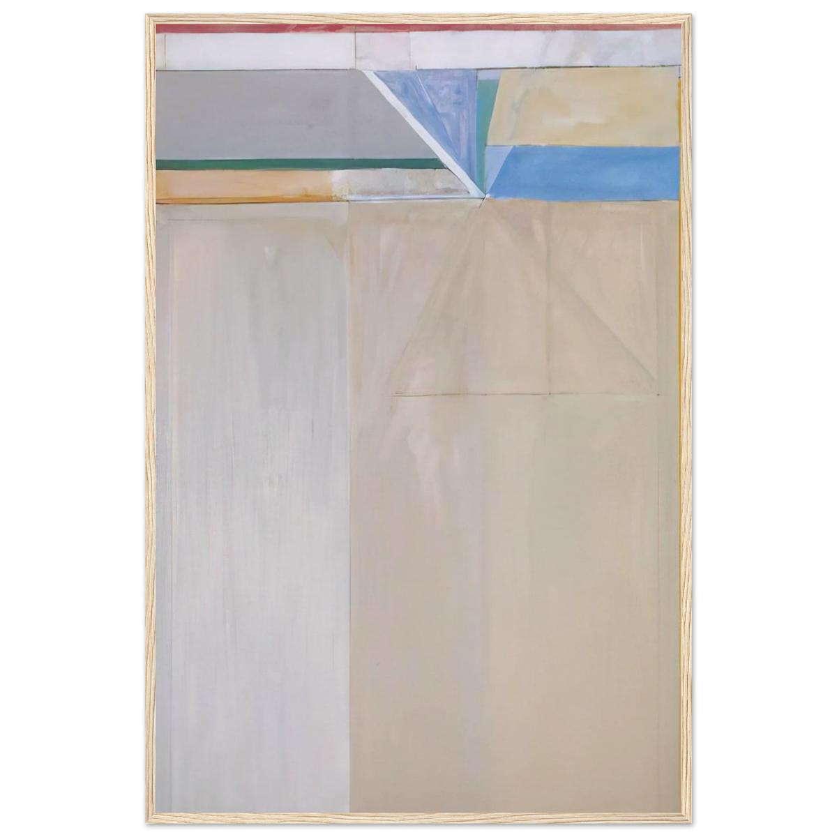 Ocean Park #46 Framed Poster | Richard Diebenkorn Framed Prints Wall Art | Richard Diebenkorn Shop