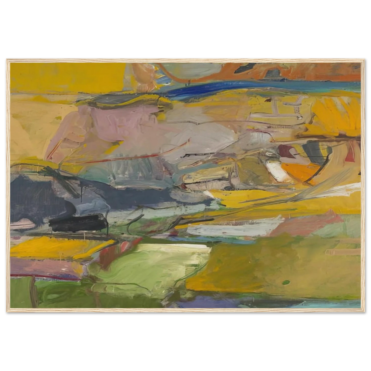 Berkeley #57 Framed Poster | Richard Diebenkorn Framed Prints Wall Art | Richard Diebenkorn Shop