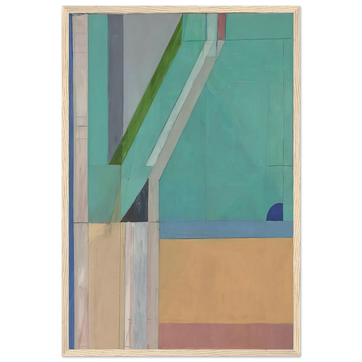 Ocean Park #40 Framed Poster | Richard Diebenkorn Framed Prints Wall Art | Richard Diebenkorn Shop