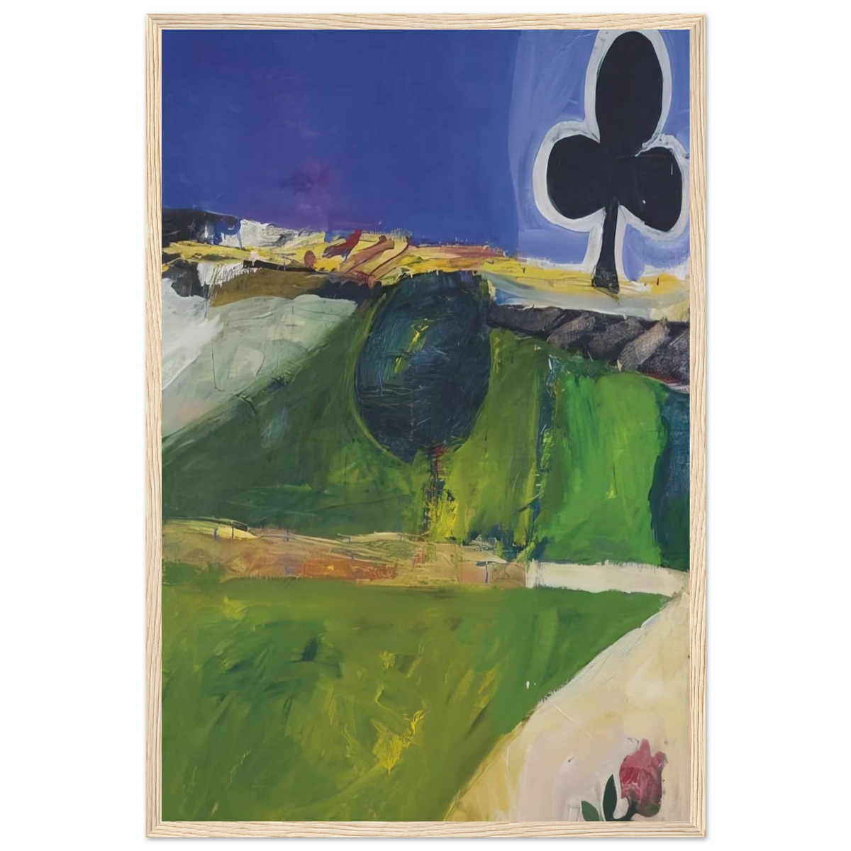 Landscape with Figure Framed Poster | Richard Diebenkorn Framed Prints Wall Art | Richard Diebenkorn Shop