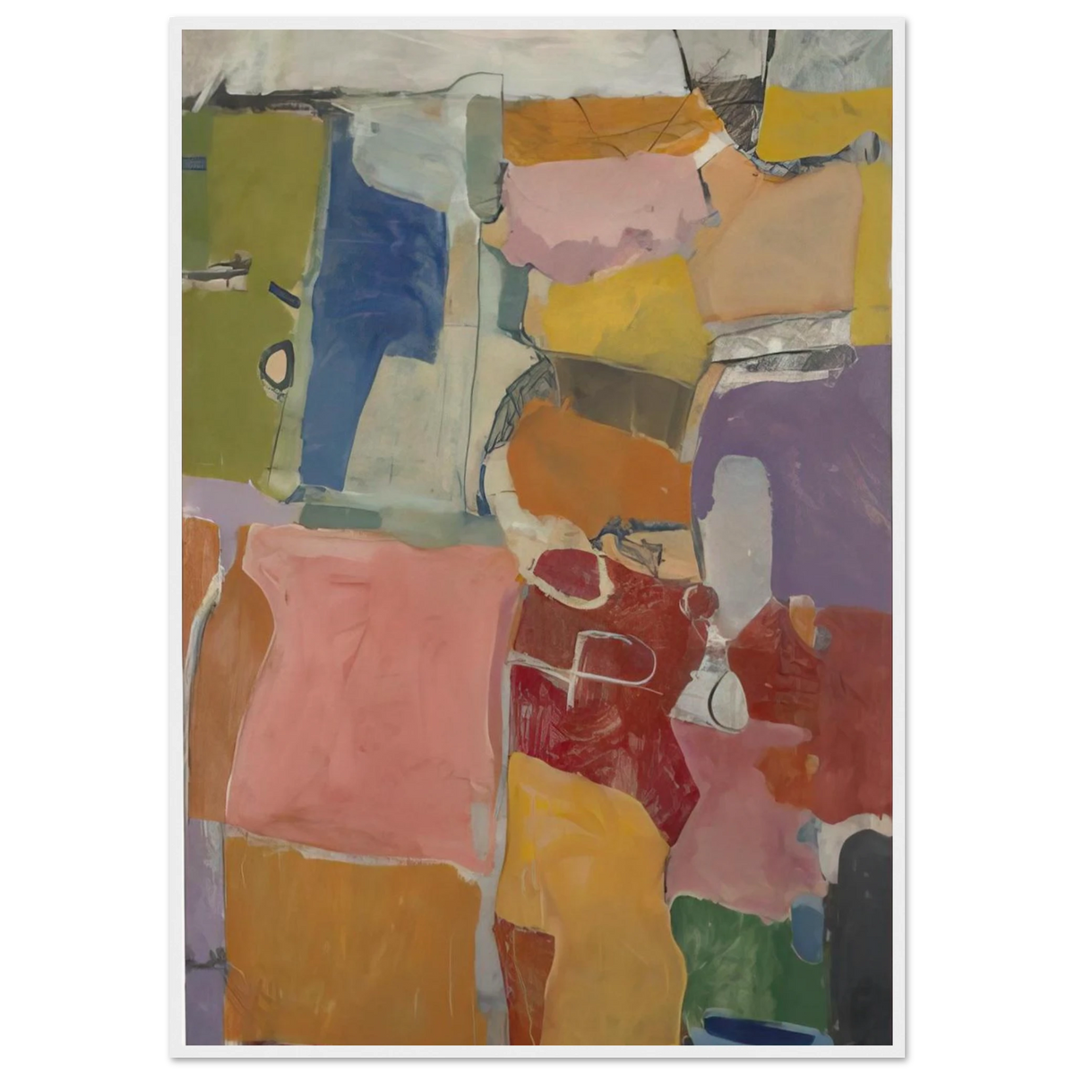 Urbana Framed Poster | Richard Diebenkorn Framed Prints Wall Art | Richard Diebenkorn Shop