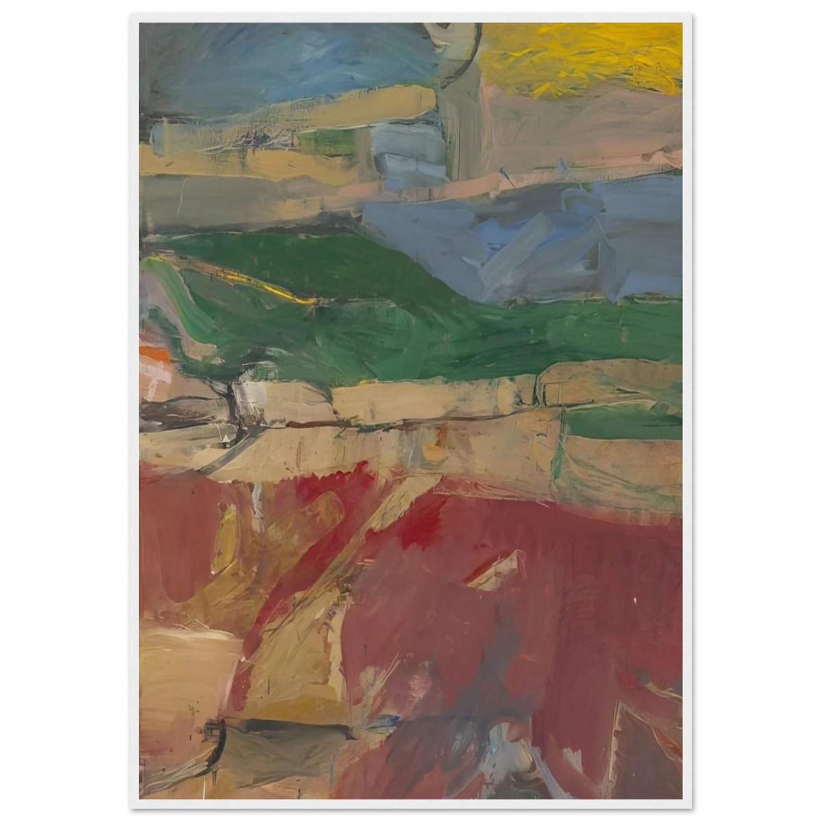 Berkeley #32 Framed Poster | Richard Diebenkorn Framed Prints Wall Art | Richard Diebenkorn Shop