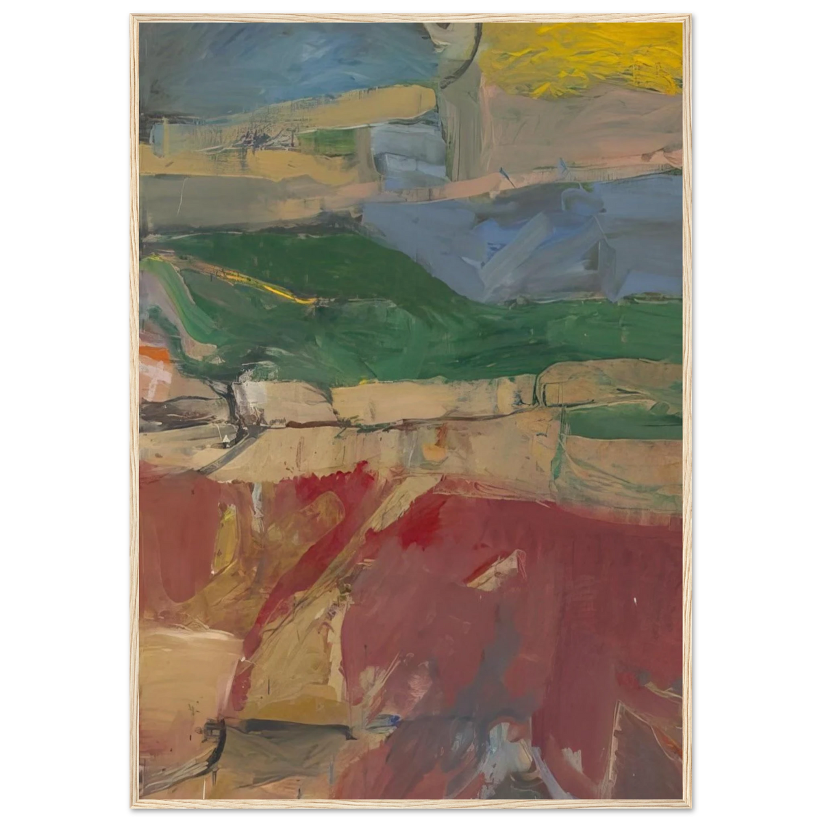Berkeley #32 Framed Poster | Richard Diebenkorn Framed Prints Wall Art | Richard Diebenkorn Shop
