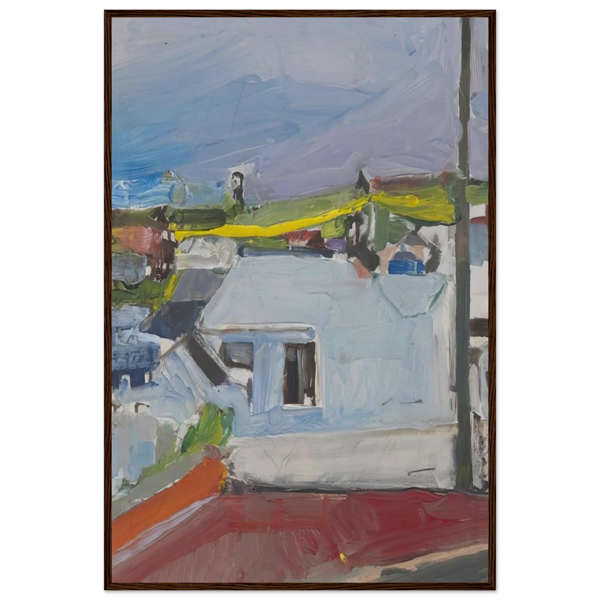 Chabot Valley Framed Poster | Richard Diebenkorn Framed Prints Wall Art | Richard Diebenkorn Shop