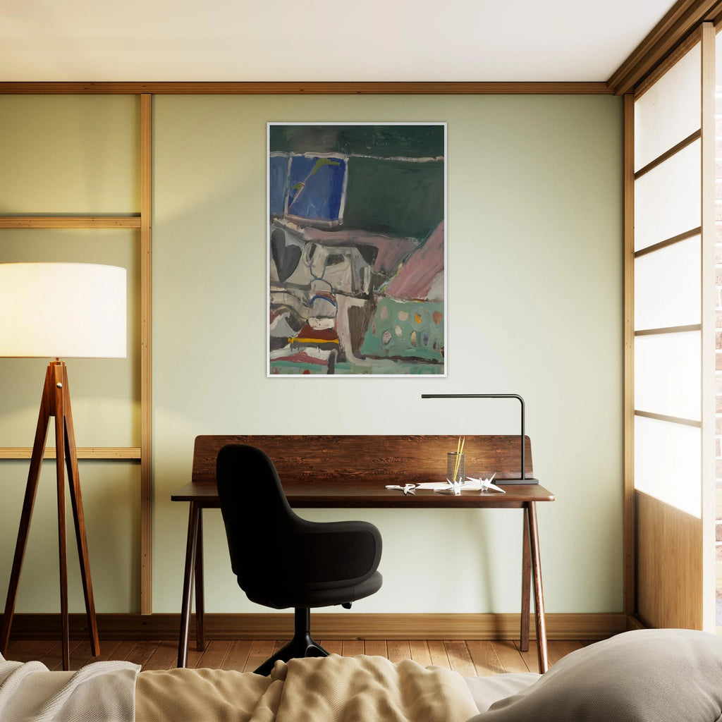 Berkeley #58 Framed Poster | Richard Diebenkorn Framed Prints Wall Art | Richard Diebenkorn Shop