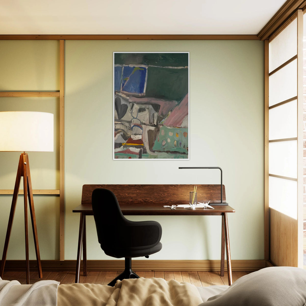 Berkeley #58 Framed Poster | Richard Diebenkorn Framed Prints Wall Art | Richard Diebenkorn Shop