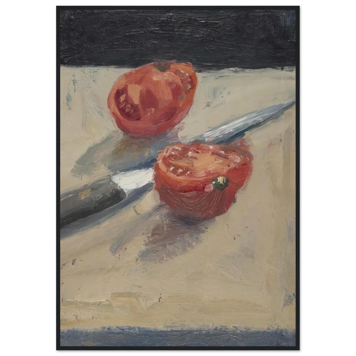 Knife  Tomato I Framed Poster | Richard Diebenkorn Framed Prints Wall Art | Richard Diebenkorn Shop