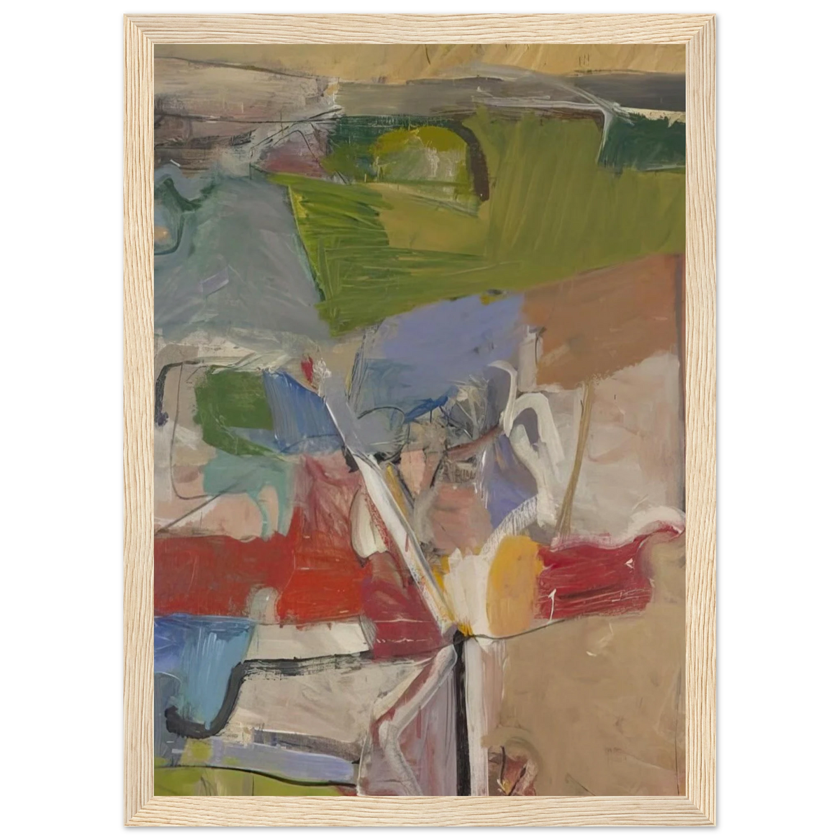 Berkeley #23 Framed Poster | Richard Diebenkorn Framed Prints Wall Art | Richard Diebenkorn Shop