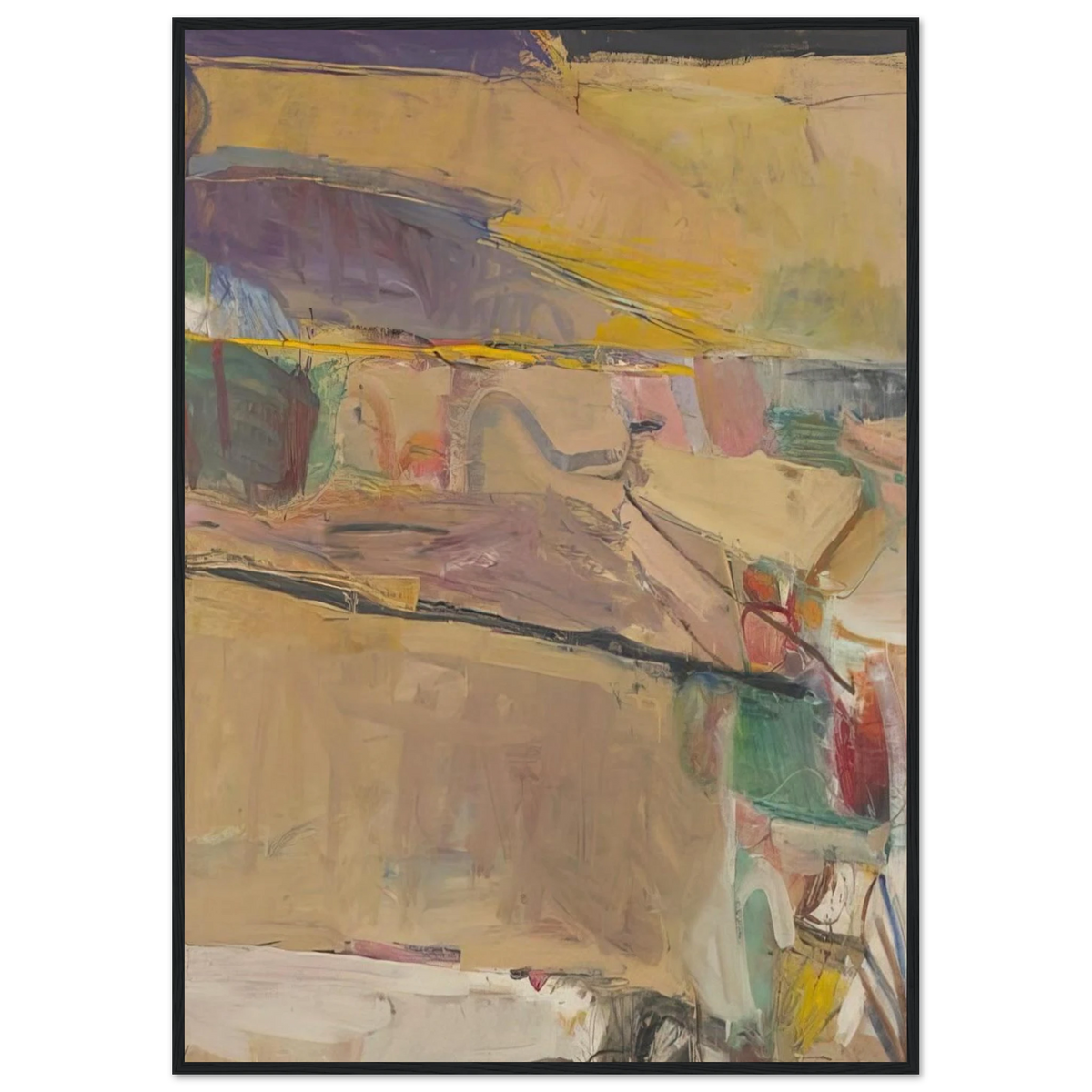 Berkeley #54 Framed Poster | Richard Diebenkorn Framed Prints Wall Art | Richard Diebenkorn Shop
