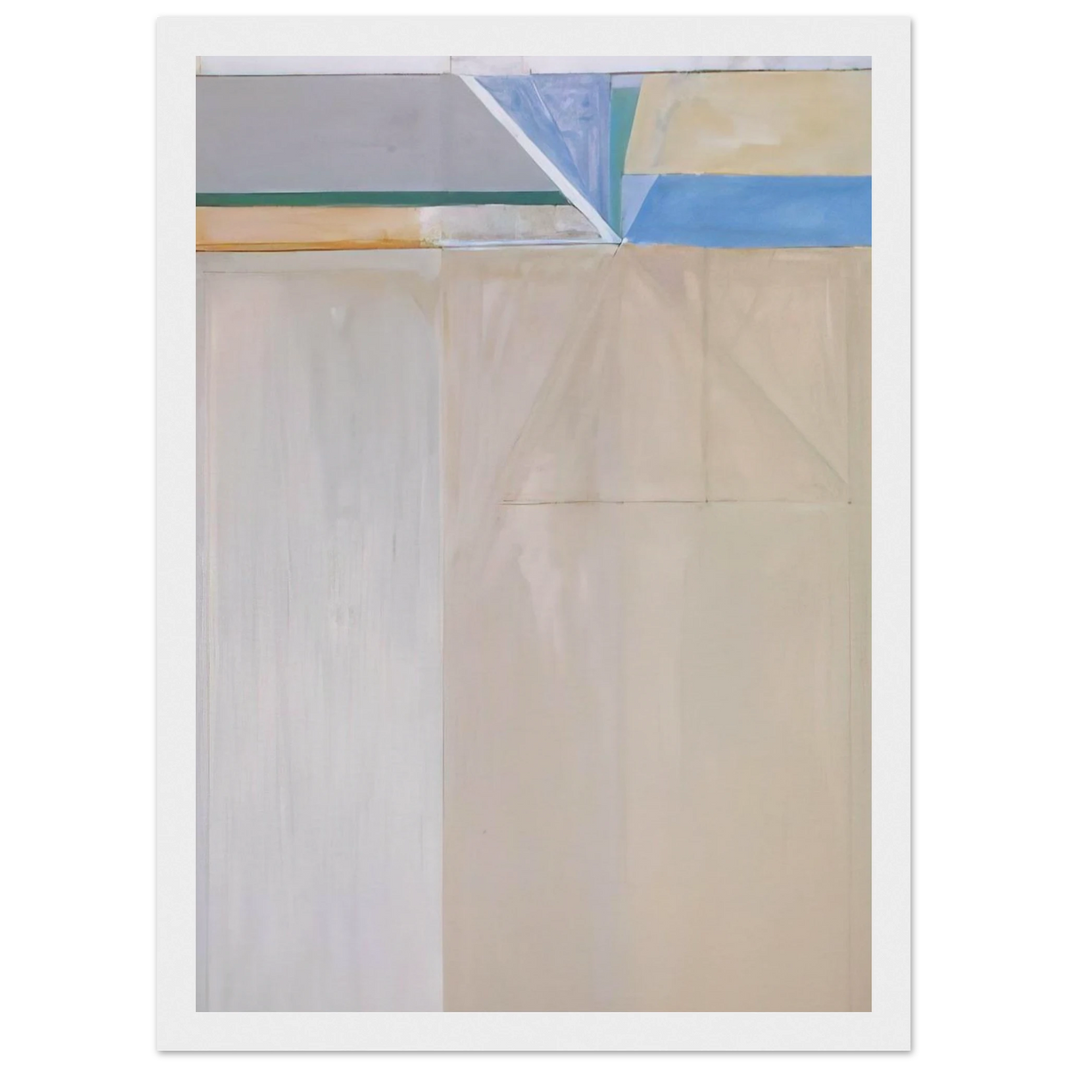 Ocean Park #46 Framed Poster | Richard Diebenkorn Framed Prints Wall Art | Richard Diebenkorn Shop