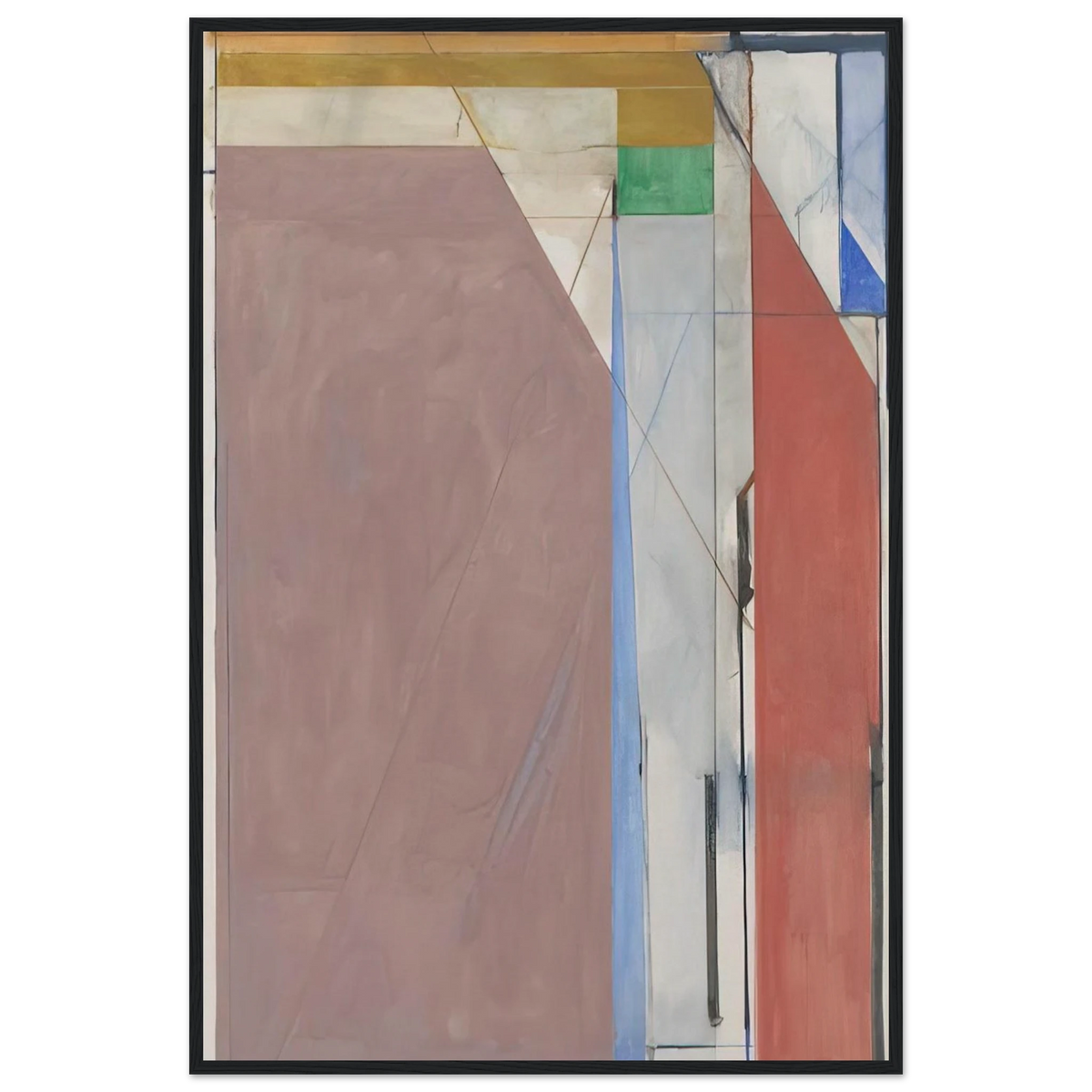 Ocean Park #70 Framed Poster | Richard Diebenkorn Framed Prints Wall Art | Richard Diebenkorn Shop