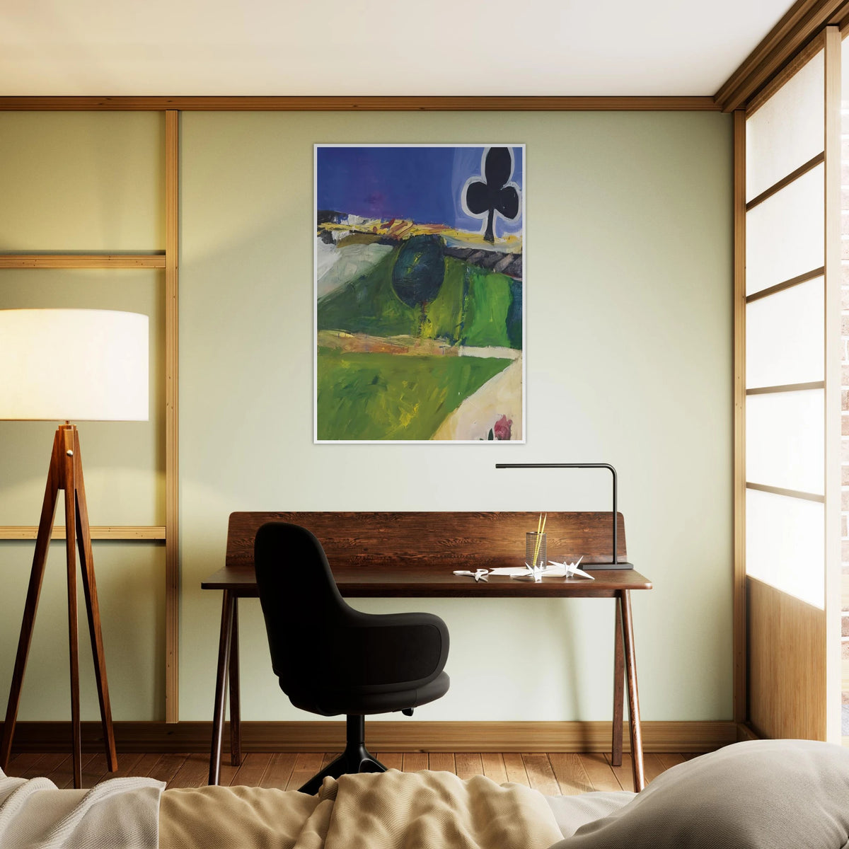 Landscape with Figure Framed Poster | Richard Diebenkorn Framed Prints Wall Art | Richard Diebenkorn Shop