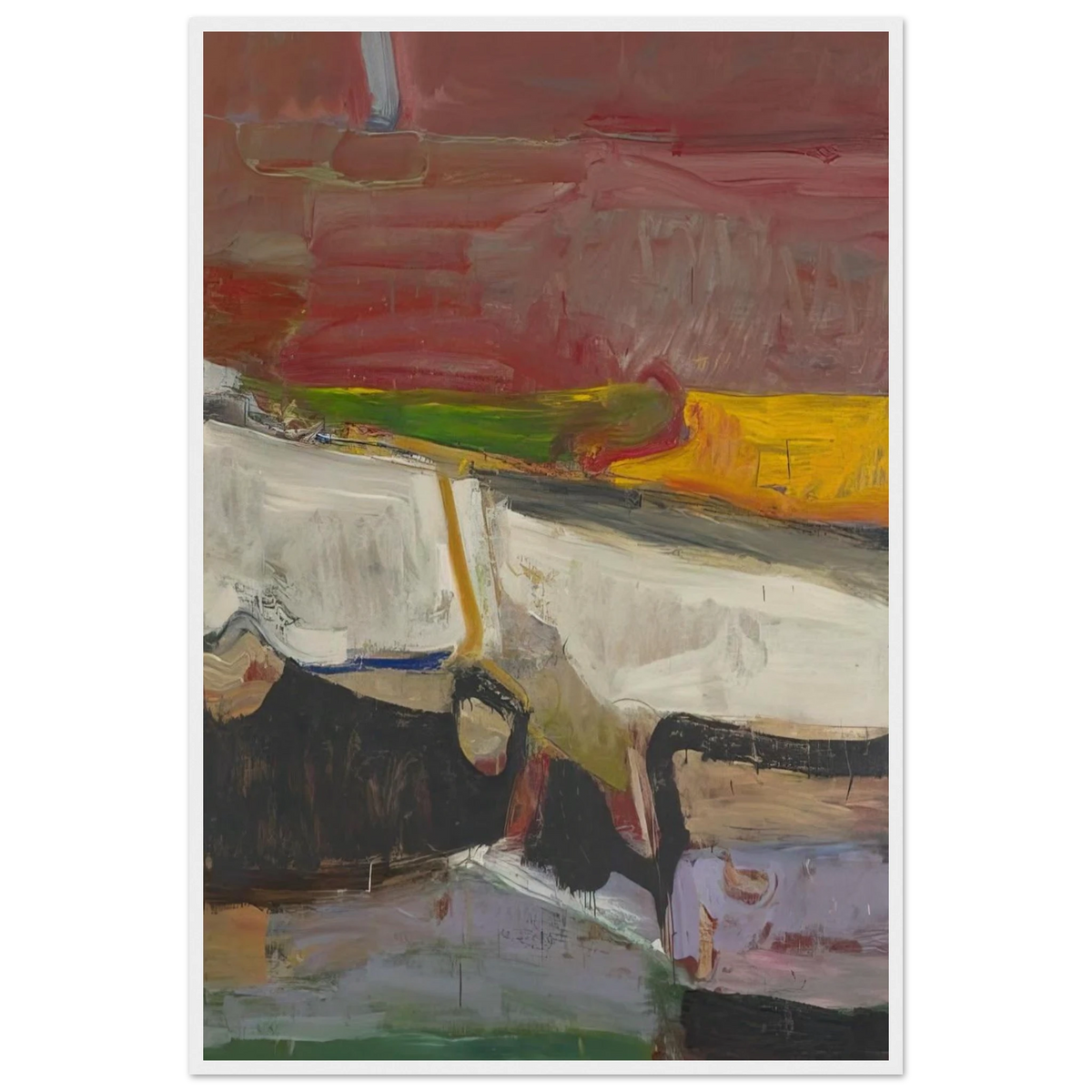 Berkeley #59 Framed Poster | Richard Diebenkorn Framed Prints Wall Art | Richard Diebenkorn Shop