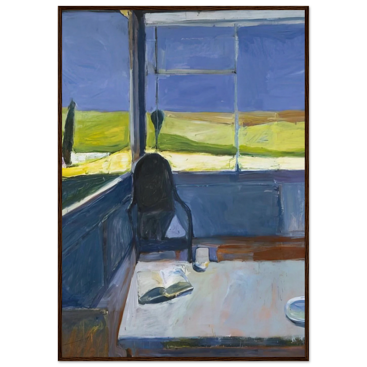 Interior with Book Framed Poster | Richard Diebenkorn Framed Prints Wall Art | Richard Diebenkorn Shop