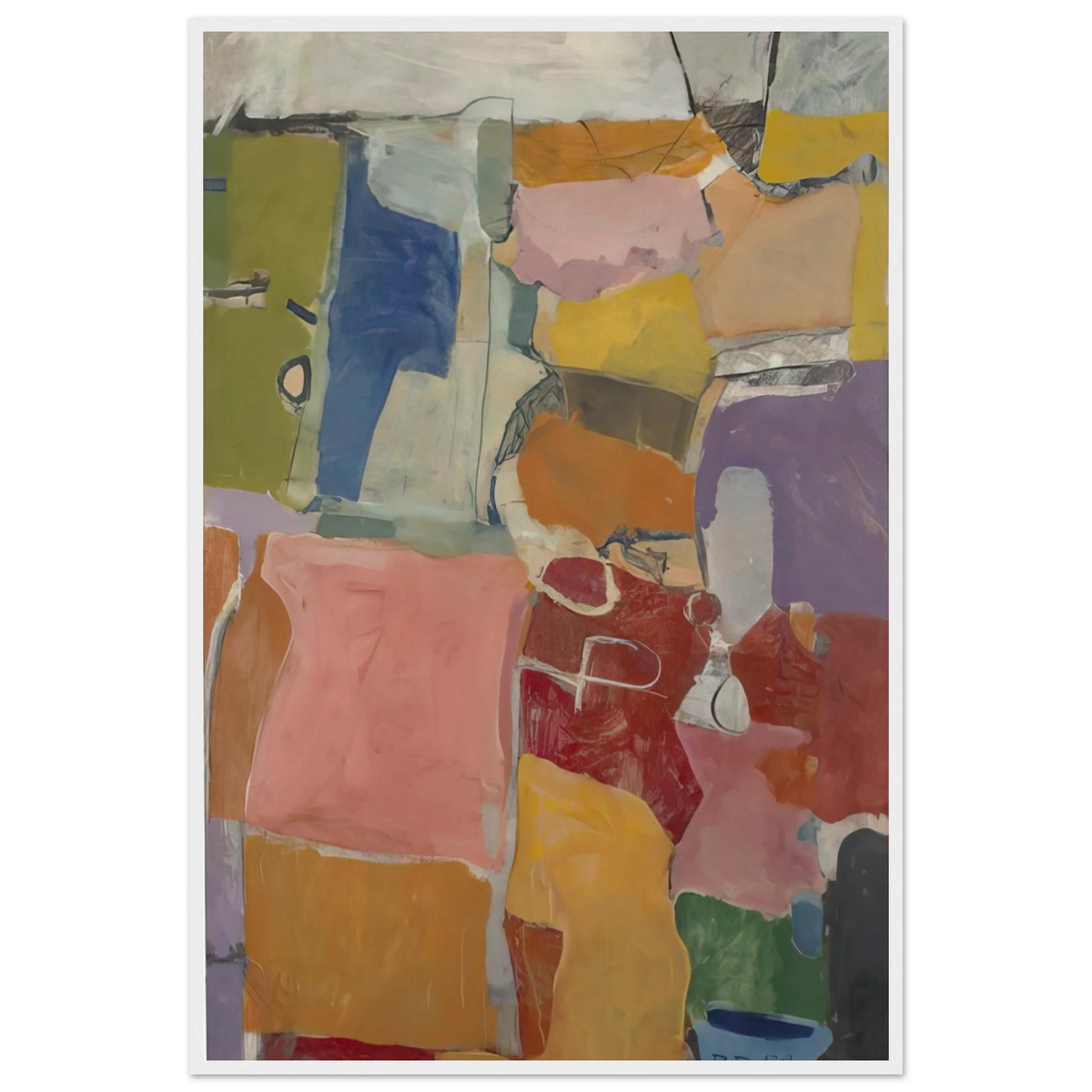 Urbana Framed Poster | Richard Diebenkorn Framed Prints Wall Art | Richard Diebenkorn Shop