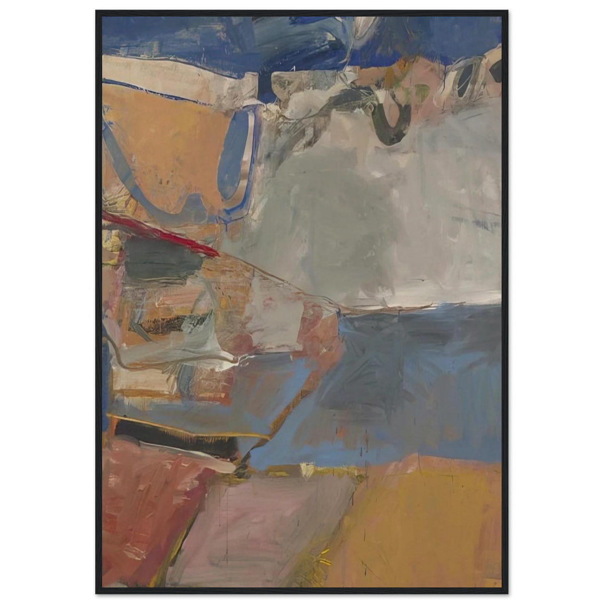 Berkeley #22 Framed Poster | Richard Diebenkorn Framed Prints Wall Art | Richard Diebenkorn Shop