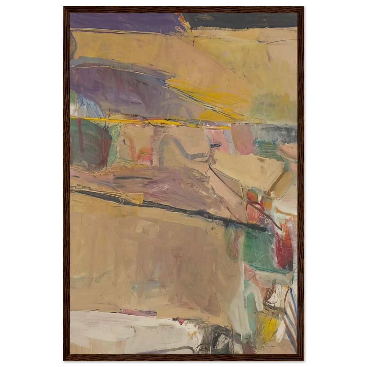 Berkeley #54 Framed Poster | Richard Diebenkorn Framed Prints Wall Art | Richard Diebenkorn Shop