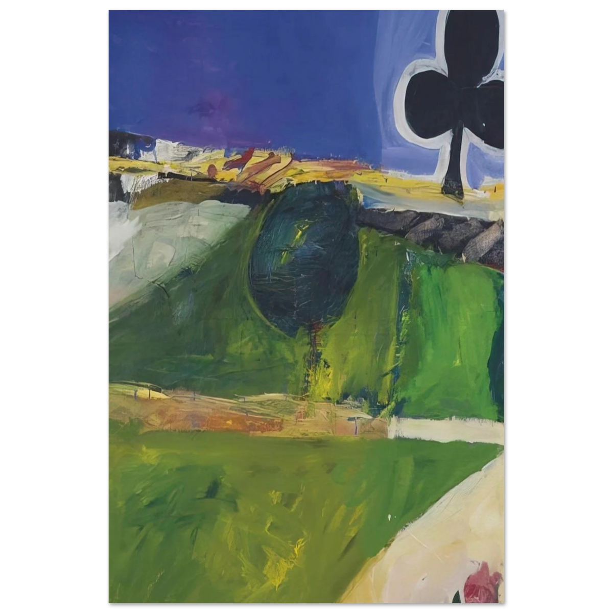 Landscape with Figure Poster | Richard Diebenkorn Poster | Richard Diebenkorn Shop