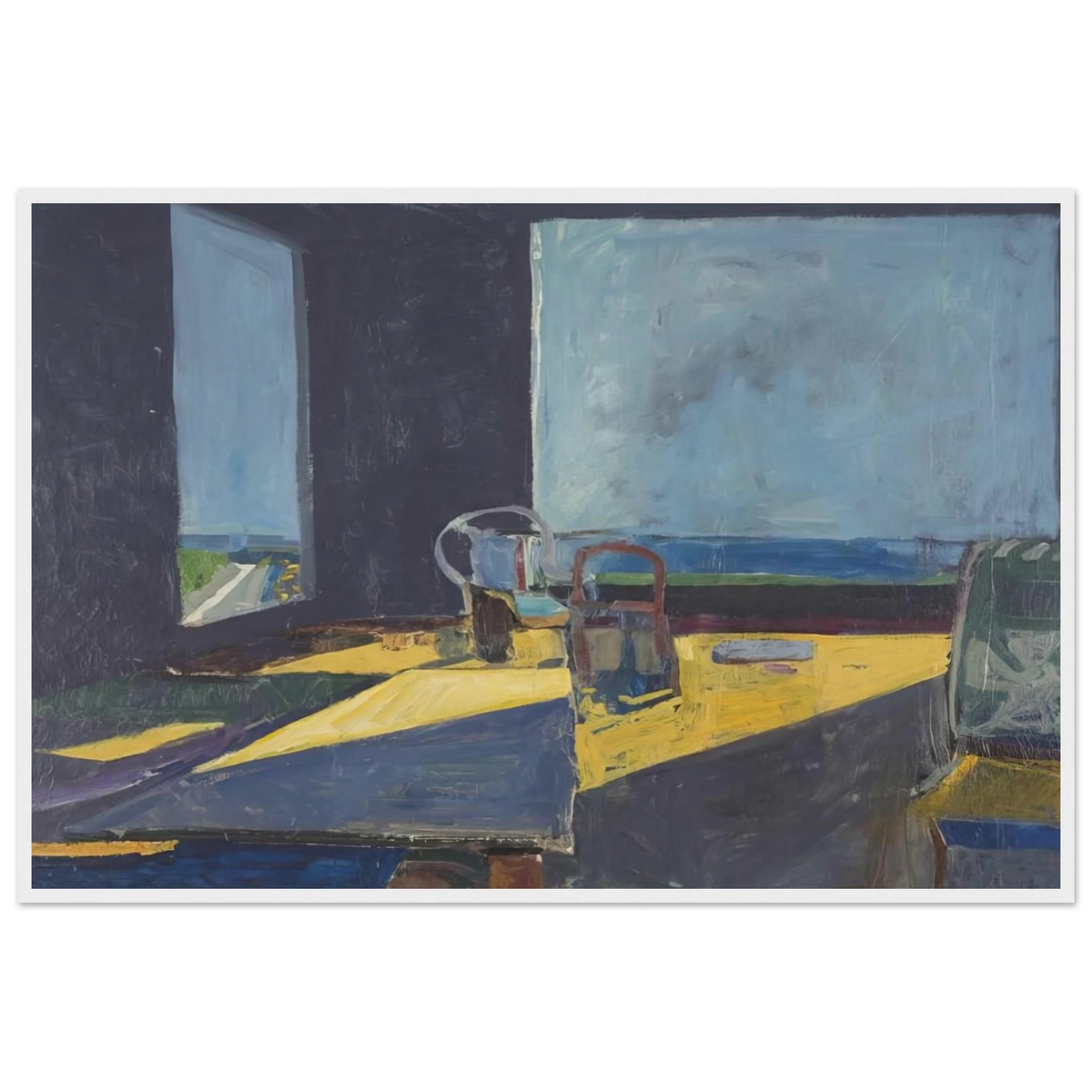 Interior with View of the Ocean Framed Poster | Richard Diebenkorn Framed Prints Wall Art | Richard Diebenkorn Shop