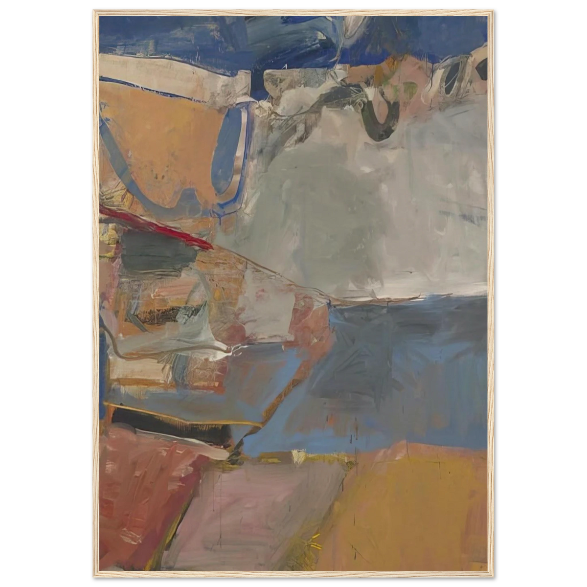 Berkeley #22 Framed Poster | Richard Diebenkorn Framed Prints Wall Art | Richard Diebenkorn Shop