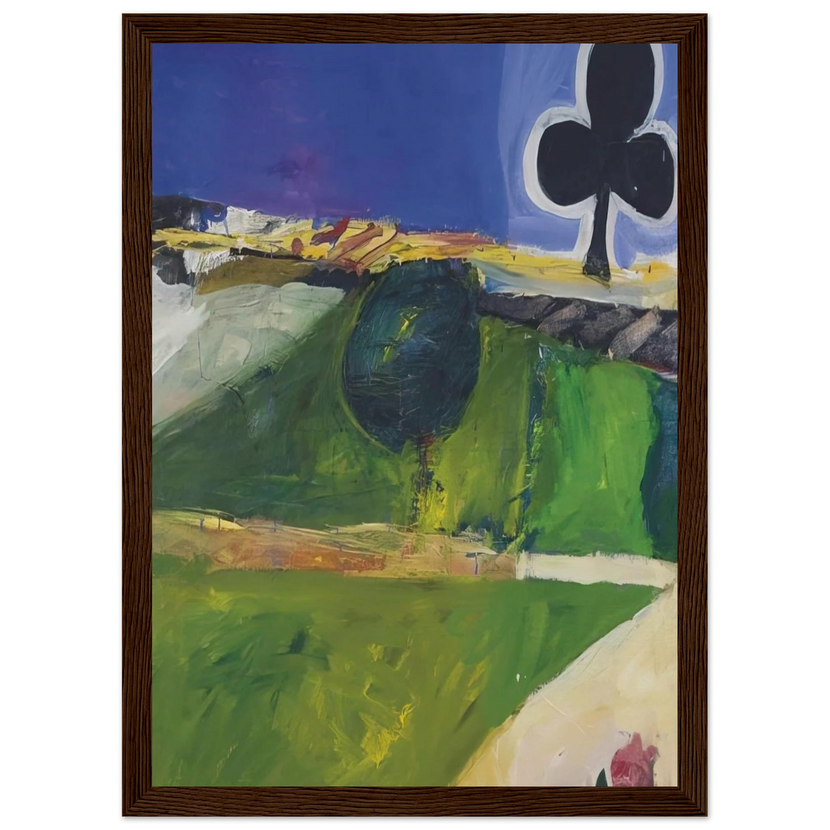 Landscape with Figure Framed Poster | Richard Diebenkorn Framed Prints Wall Art | Richard Diebenkorn Shop